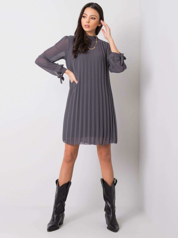 Dark grey dress Manola SUBLEVEL