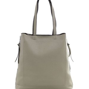 Bright khaki bag in eco leather