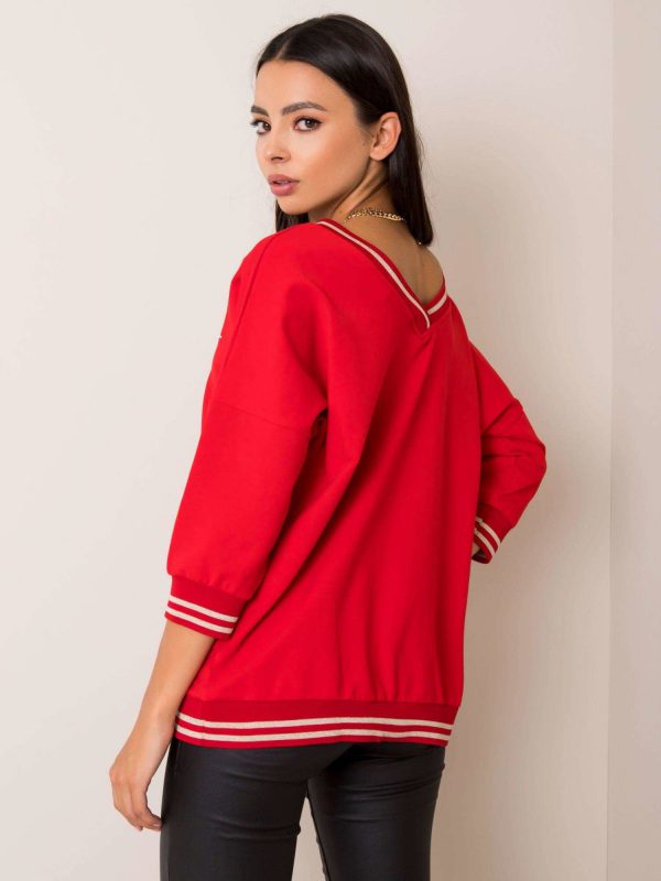 Felice Red Sweatshirt