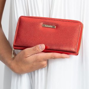 Red gloss wallet