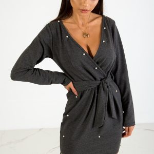 Dark Grey Pearl Dress