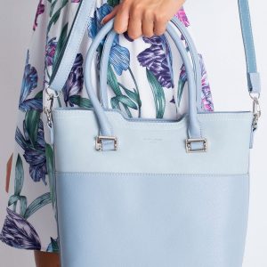 Light Blue Urban Bag with Detachable Strap