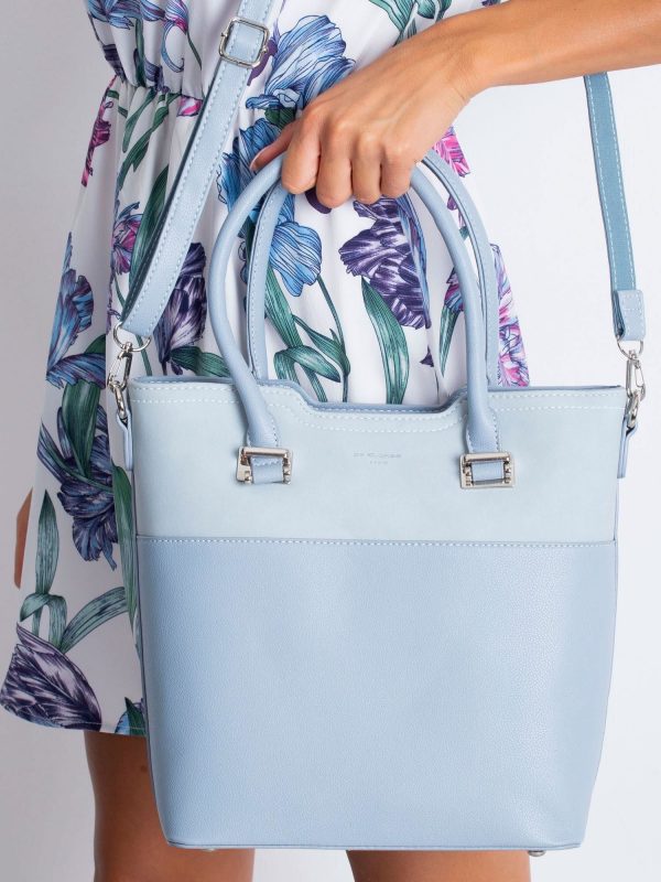 Light Blue Urban Bag with Detachable Strap