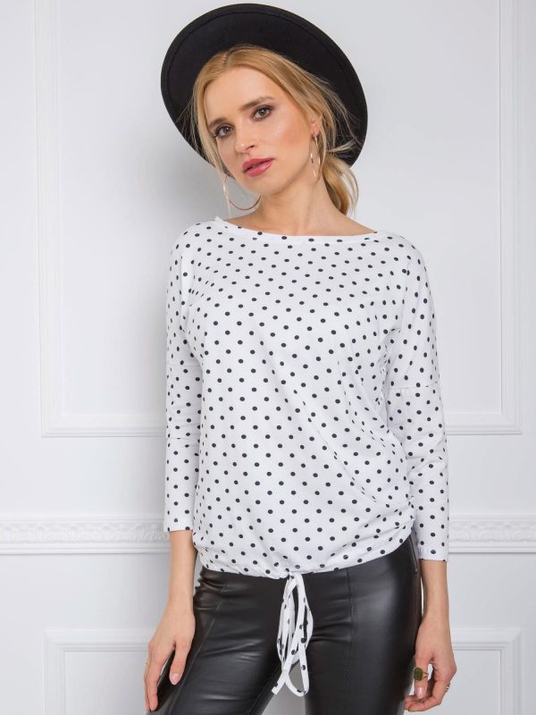 Jennifer RUE PARIS white blouse