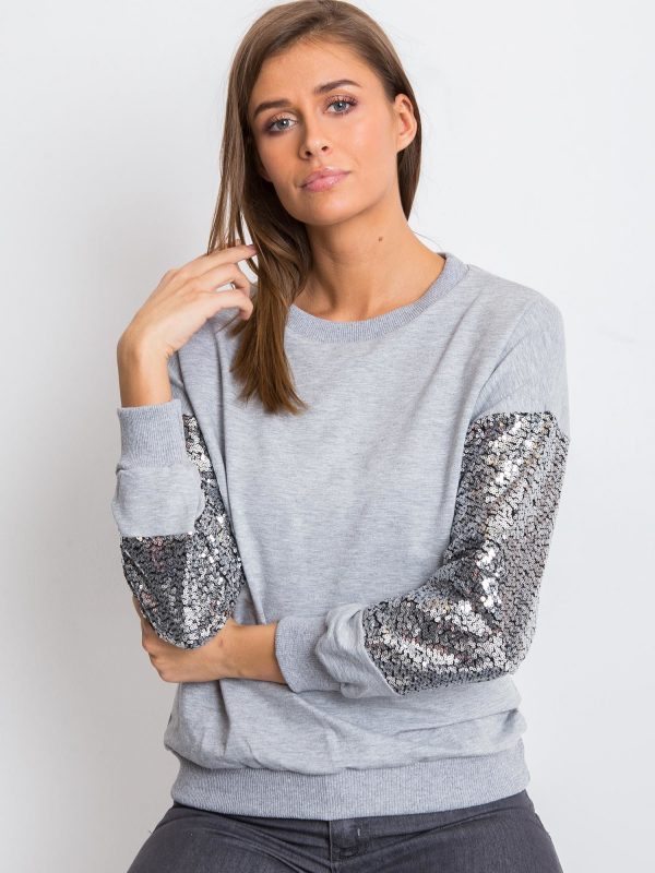 Grey Mirror Sweatshirt