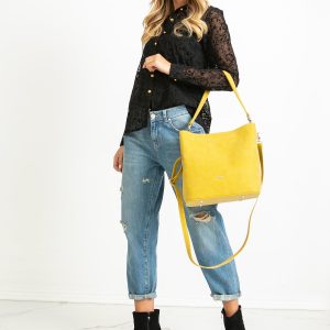 Yellow Leather Handbag