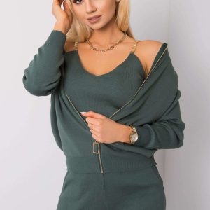 Dark Green Ophelia Knit Set