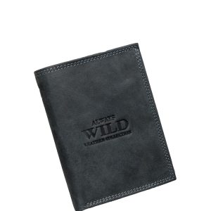 Grey Nubuck Leather Men's Wallet