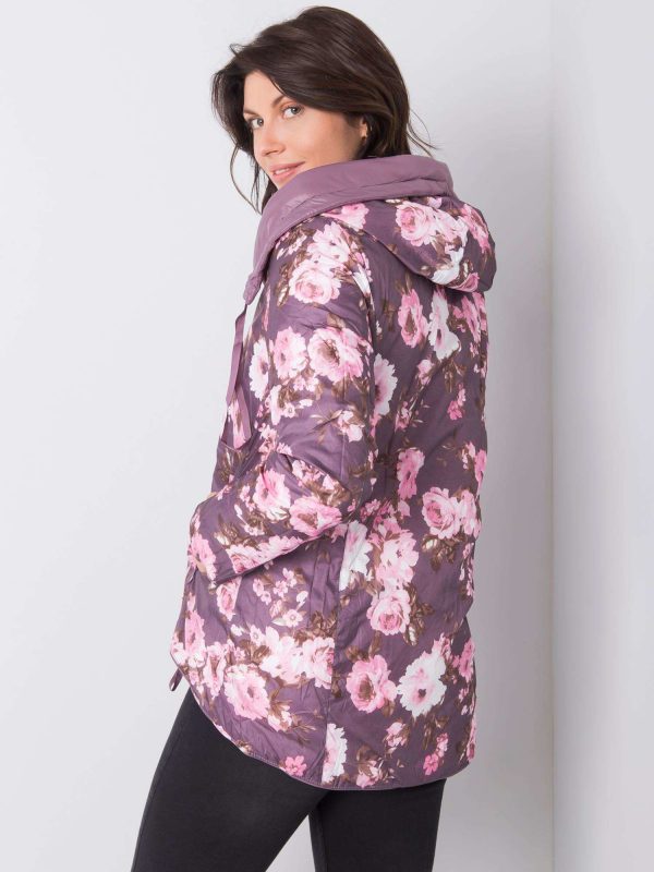 Purple reversible jacket Laura