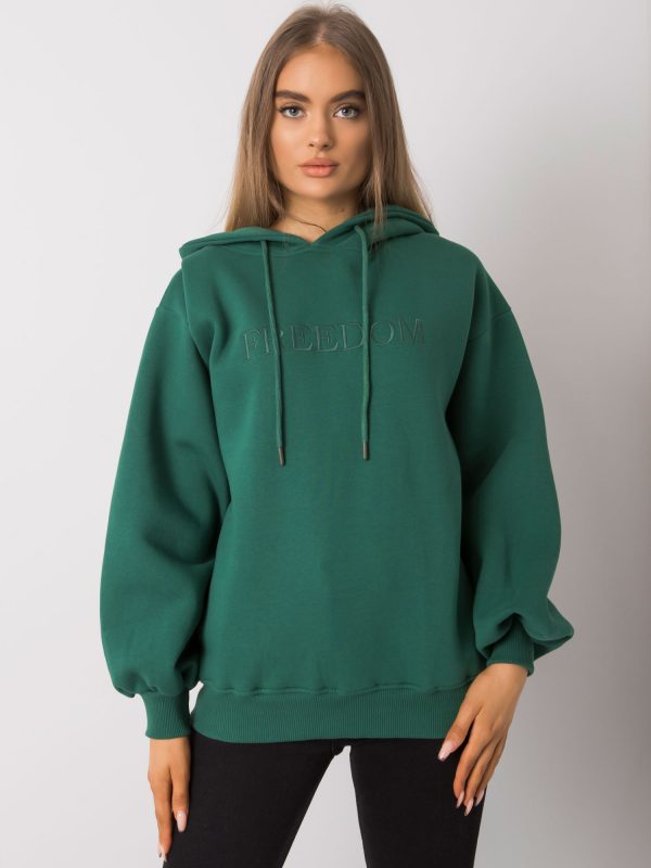 Carris RUE PARIS dark green hoodie