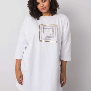 White Gillian Cotton Tunic