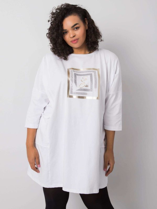 White Gillian Cotton Tunic