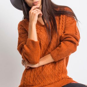 RUE PARIS Brick Sweater Chill