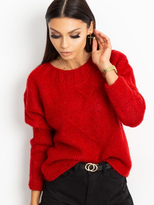 RUE PARIS Tiffany Red Sweater