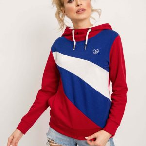 Red and blue Elodie sweatshirt