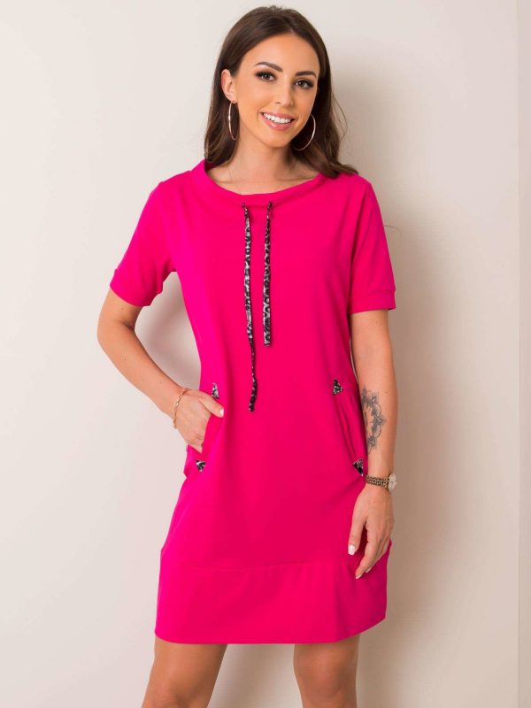 Fuchsia dress Carmen RUE PARIS