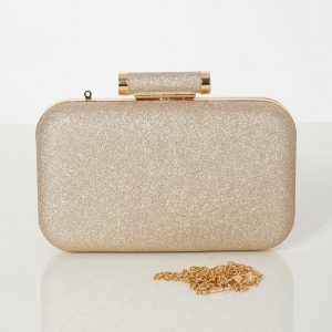 Gold glitter formal bag