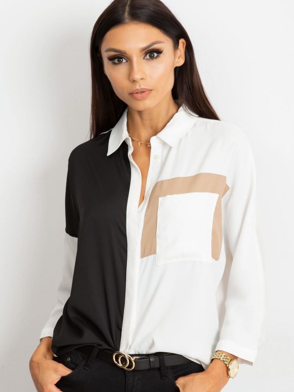 RUE PARIS White and black Berkley shirt