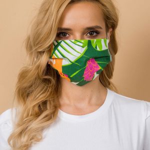 White-green reuse protective mask