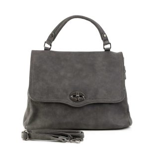 Grey Ladies Bag with Handle