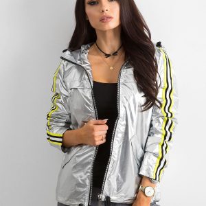 Silver Hooded Jacket