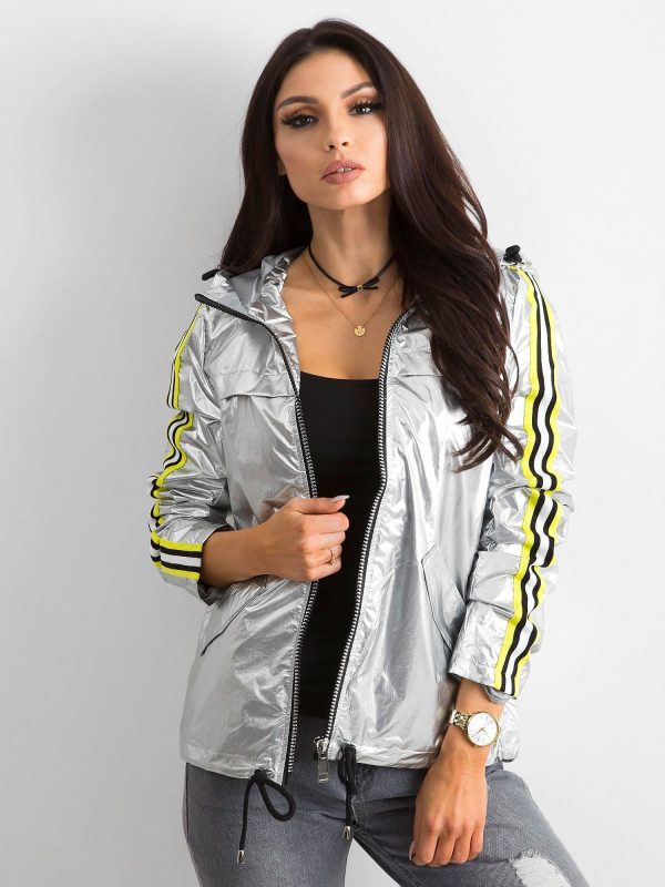 Silver Hooded Jacket
