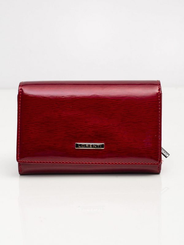 Burgundy Genuine Leather Women's Wallet