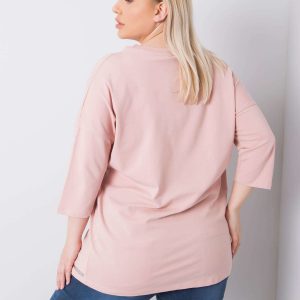 Dirty pink plus size blouse Truth