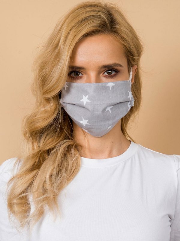 Gray reuse cotton mask