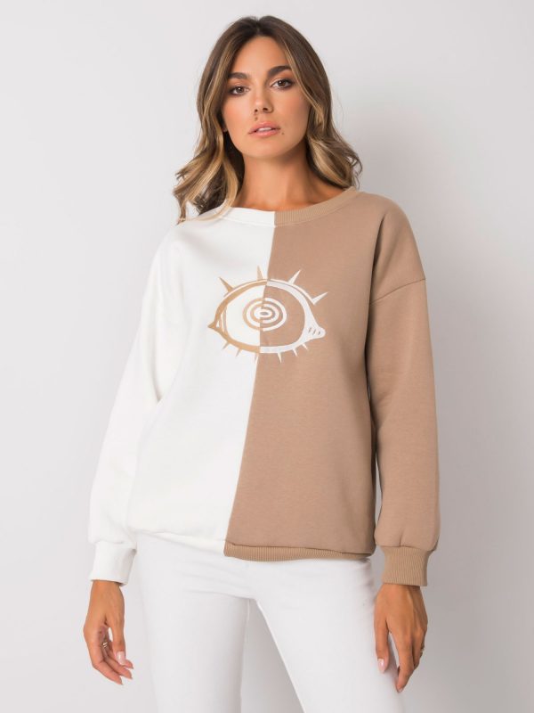 Dark Beige Hoodie Myah