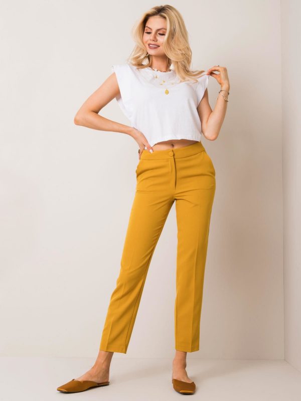 Ruby RUE PARIS mustard pants