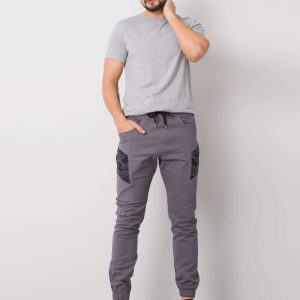 Dark gray pants for men Scott