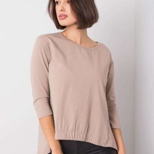 Lexy's dark beige blouse