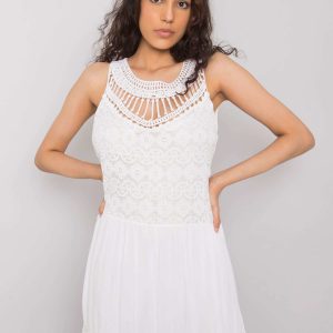 Gabrielle's white casual dress