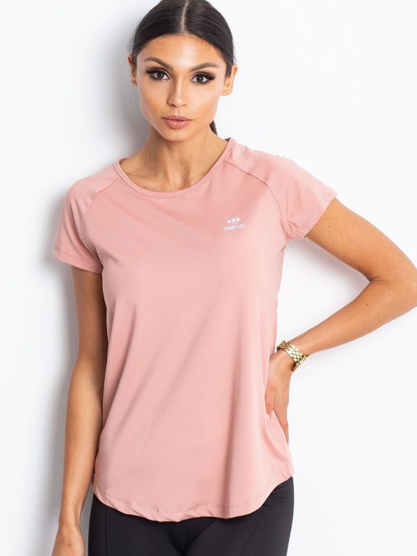 TOMMY LIFE Women's Dirty Pink T-Shirt