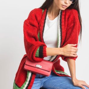 RUE PARIS Red Lavish sweater