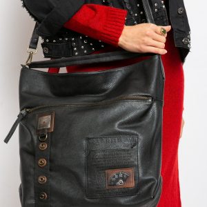 Black Eco Leather Handbag