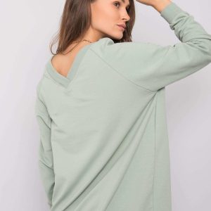 Pistachio sweatshirt Leila RUE PARIS