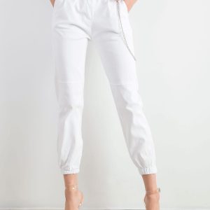 White Cotton Pants