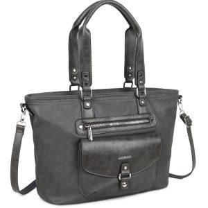 Grey bag with pocket LUIGISANTO