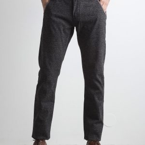 Grey melange pants men's regular