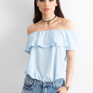 Spanish blouse light blue