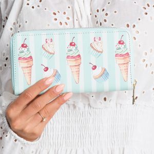 Mint Printed Wallet