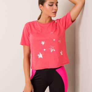 Coral T-shirt Star FOR FITNESS