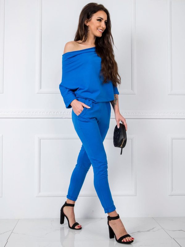 Chrissy Dark Blue Jumpsuit