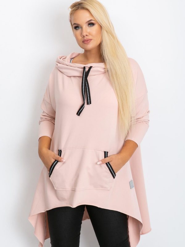 Dirty pink tunic plus size Precious