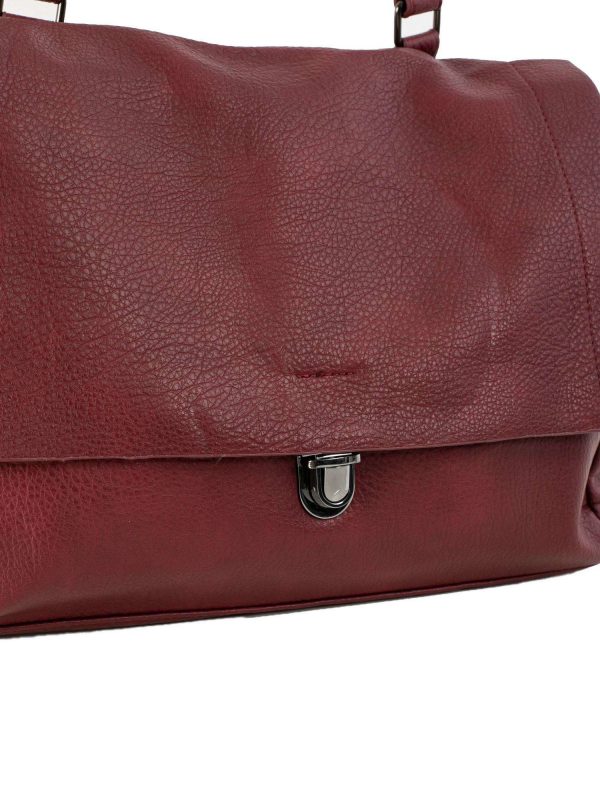 Dark Red Women's Flip Bag