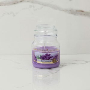 Lavender scented candle