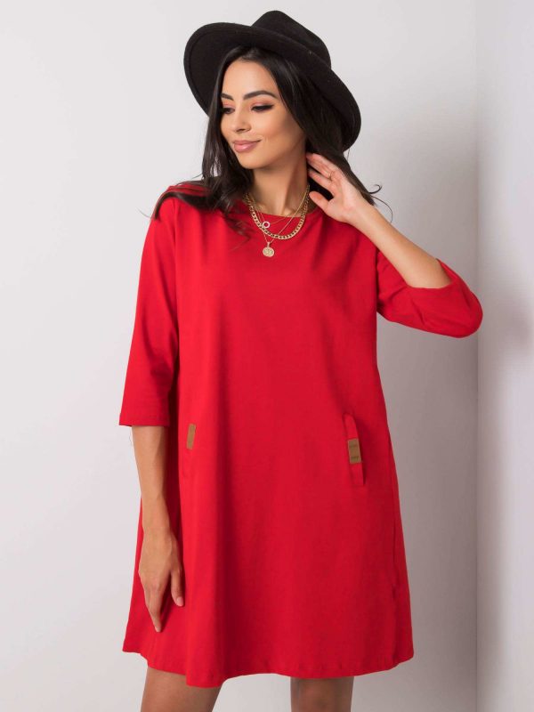 Dalenne Casual Red Dress