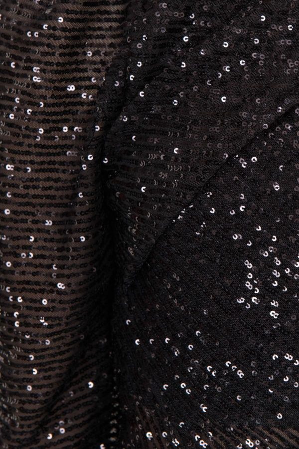 Black Sequin Blouse BSL